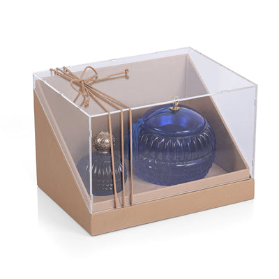 مجموعة لا سيرفا سيغناتشير مبخرة وعطر بغطاء أكريليك