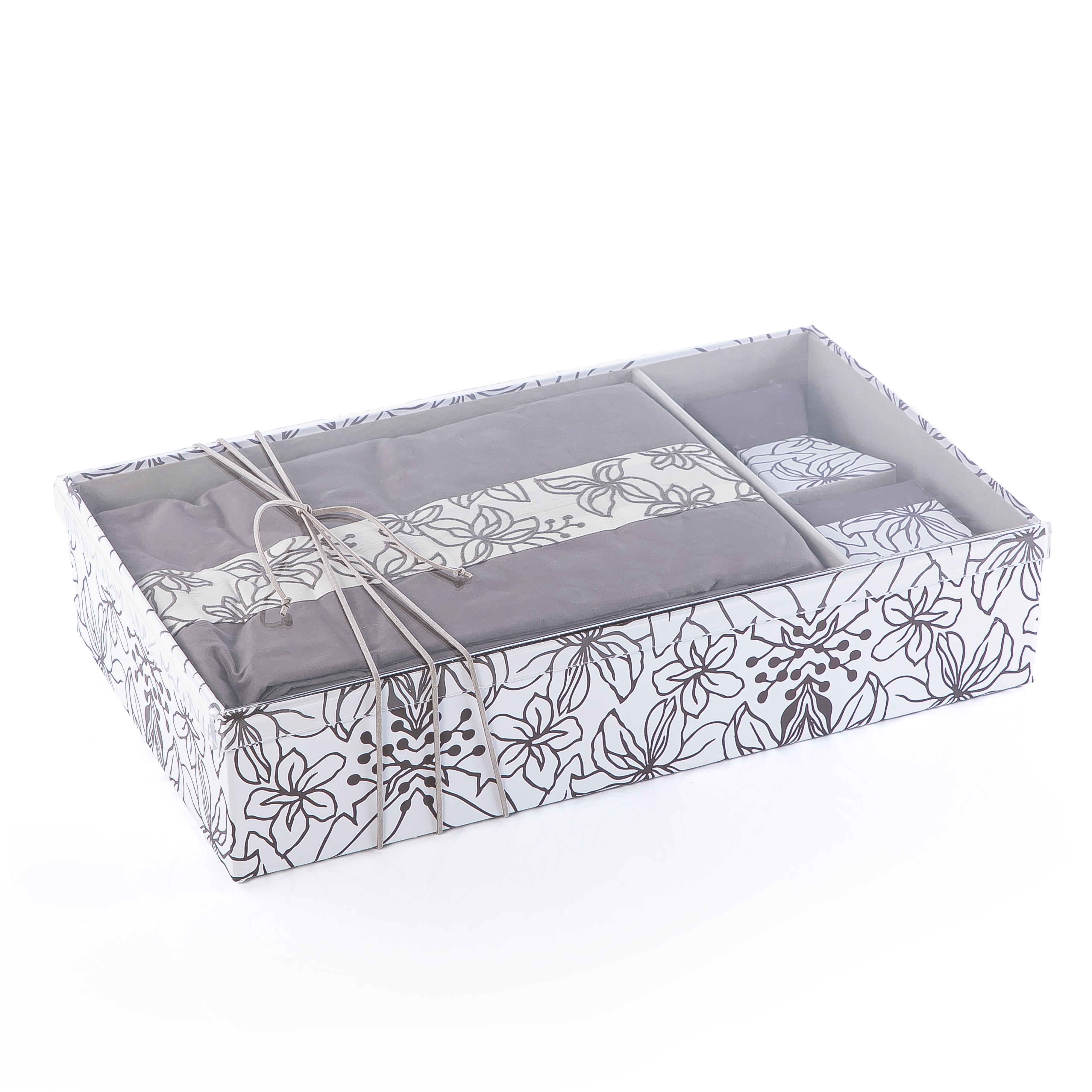 Prayer set box with acrylic cover - grey