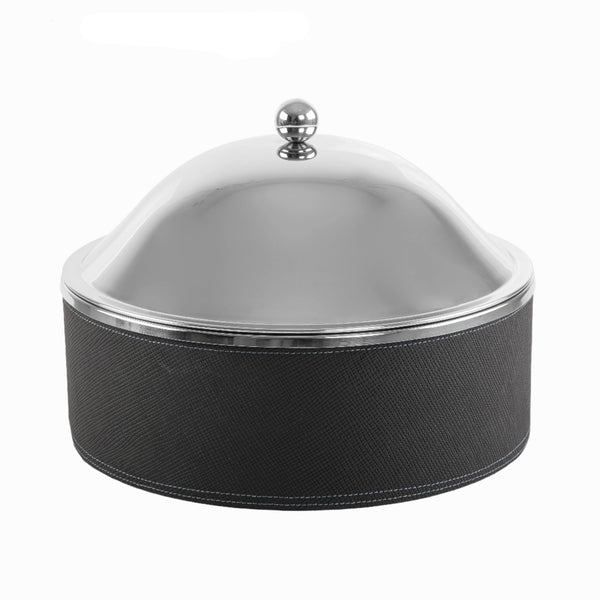 Chafing Dish with leasther base