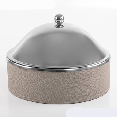 حافظة حرارة مع قاعدة جلدية