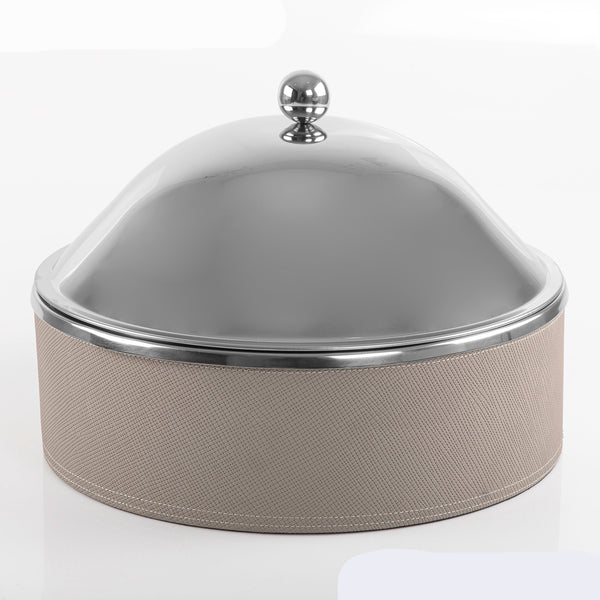 حافظة حرارة مع قاعدة جلدية