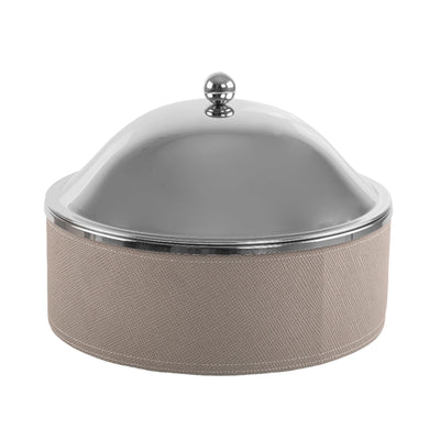 حافظة حرارة مع قاعدة جلدية