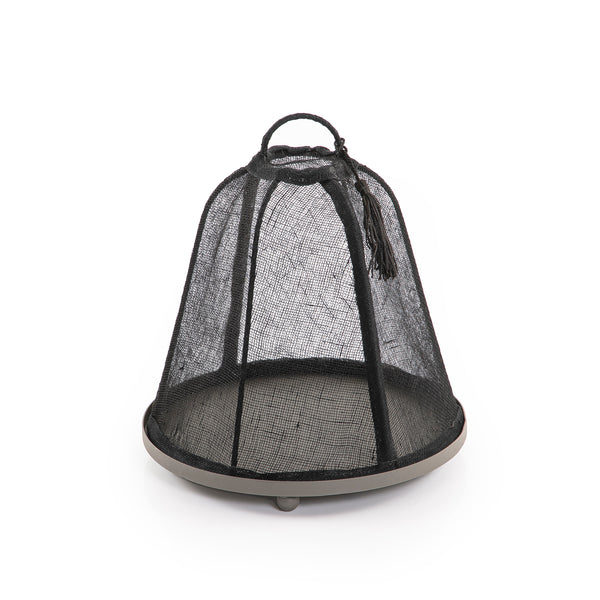 Metal Tray with Arch-shaped Linen Cover