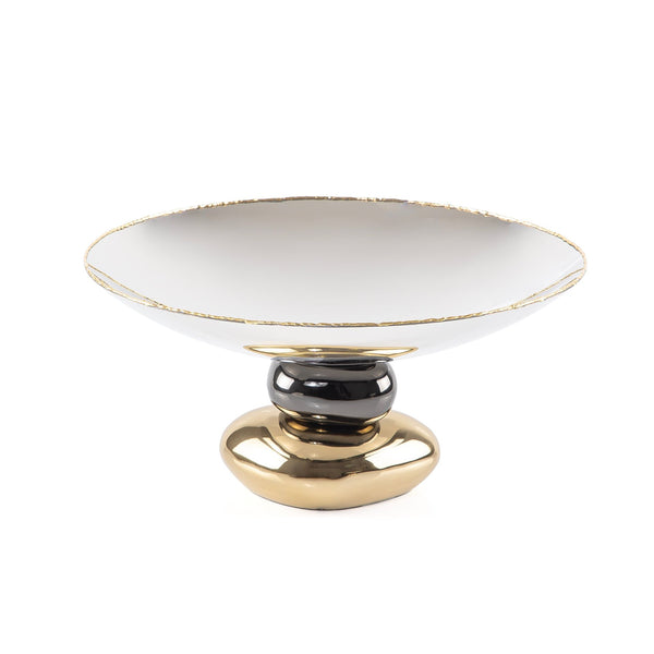 Elegant stainless steel serving bowl - Small