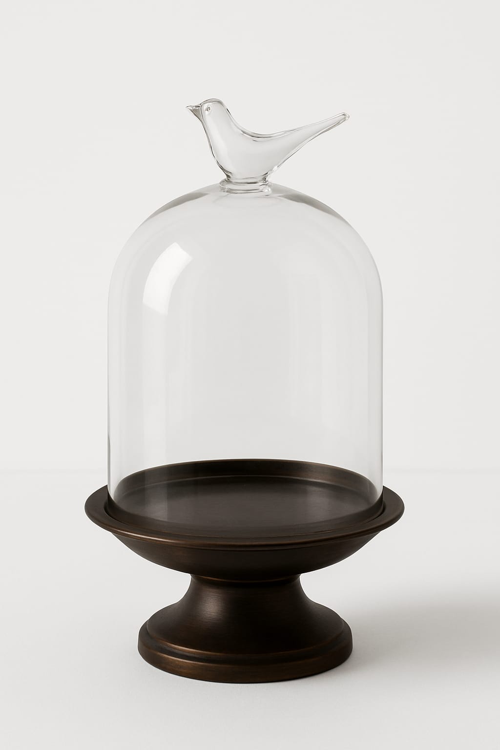 Metal And Glass Candle Holder