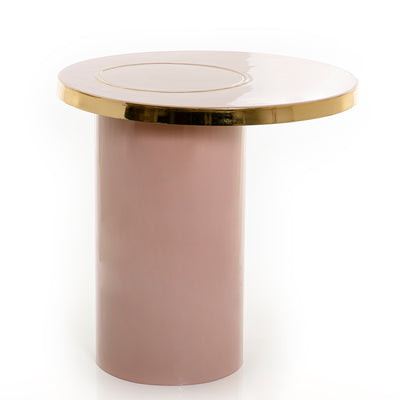 Medium Round Table Decor With Column Base