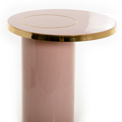 Medium Round Table Decor With Column Base