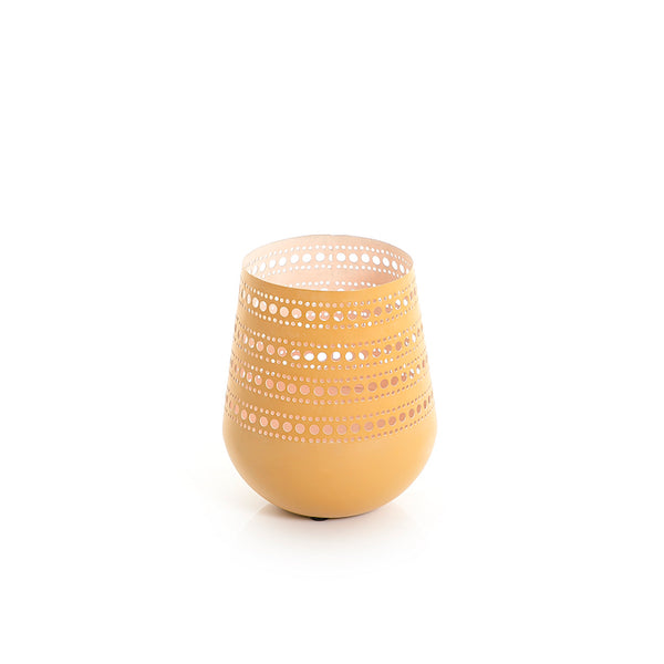 Gold Metal Candle Holder