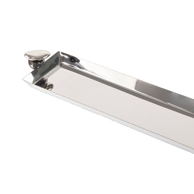 صينية معدنية لامعة - وسط