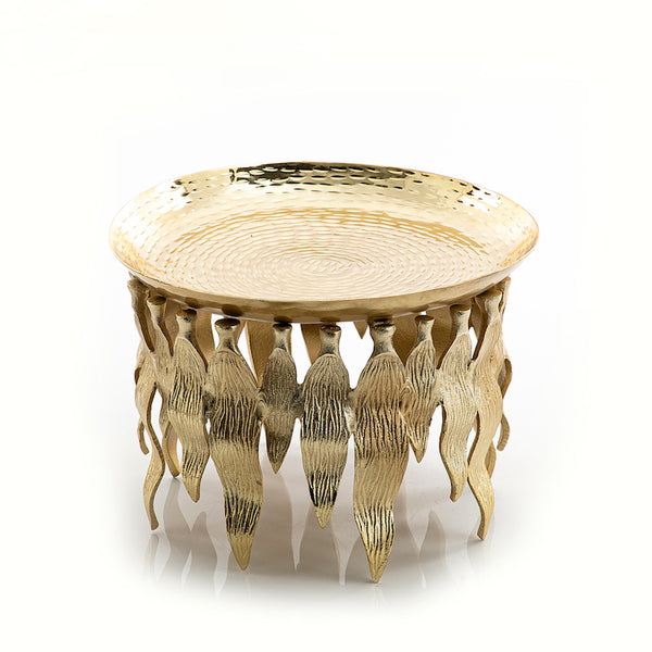 Gold round Metal Stand