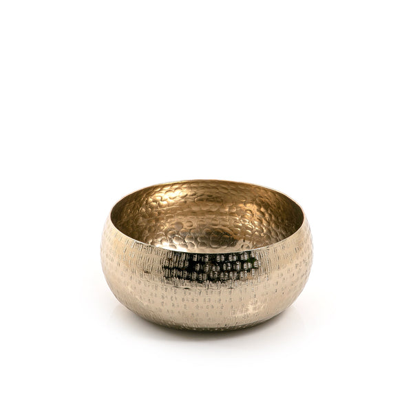 Golden Metal Bowl