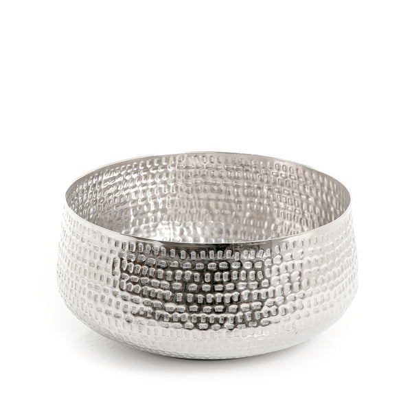 وعاء معدن -فضي