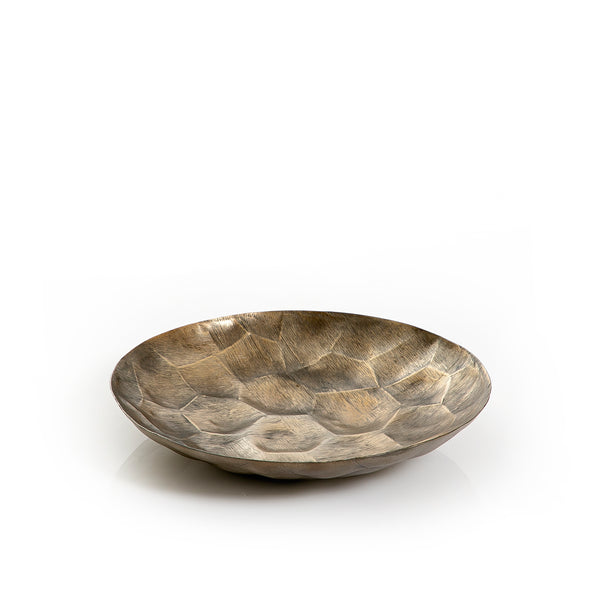 طبق معدن - ذهبي