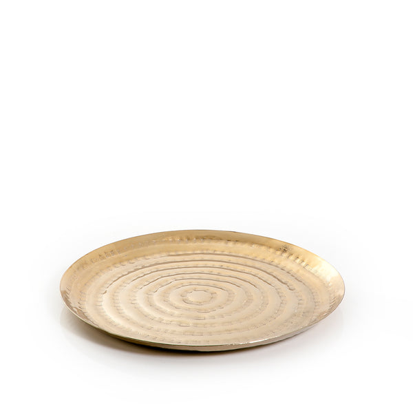 Gold Flat Metal Tray