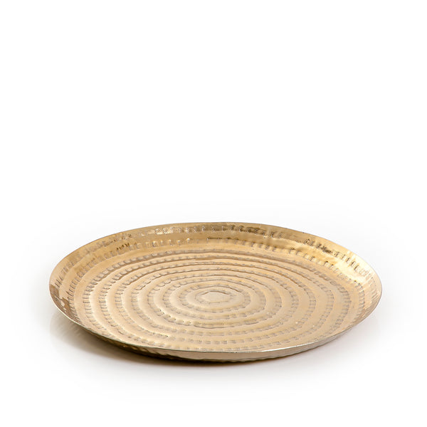 Gold Flat Metal Tray