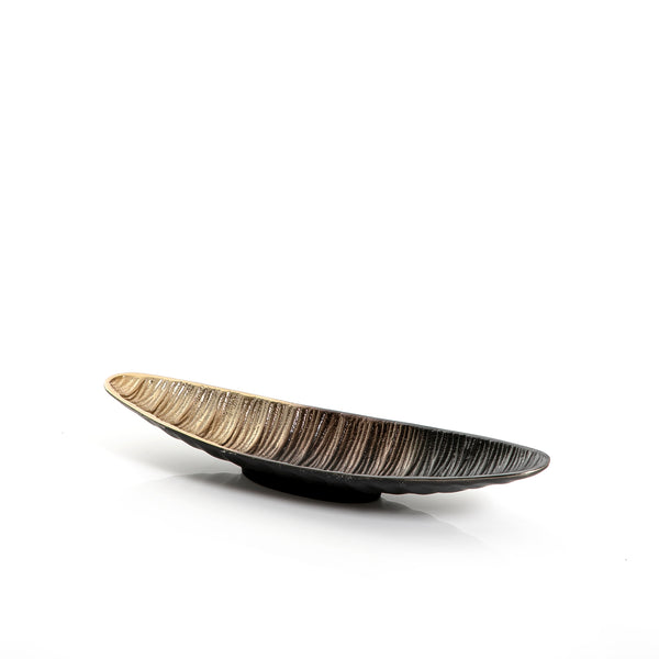 صينية بيضاوية معدن 