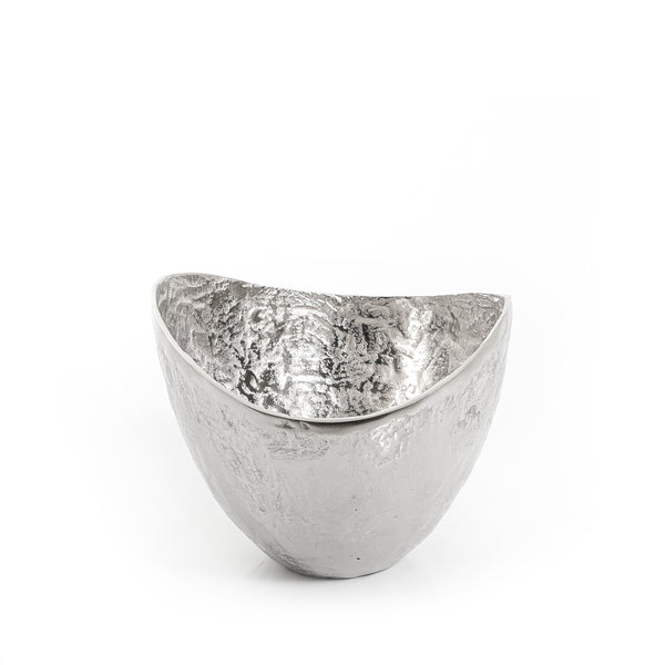 وعاء معدن -فضي 