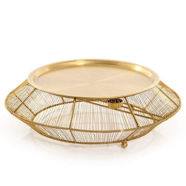 Gold Round Metal Stand