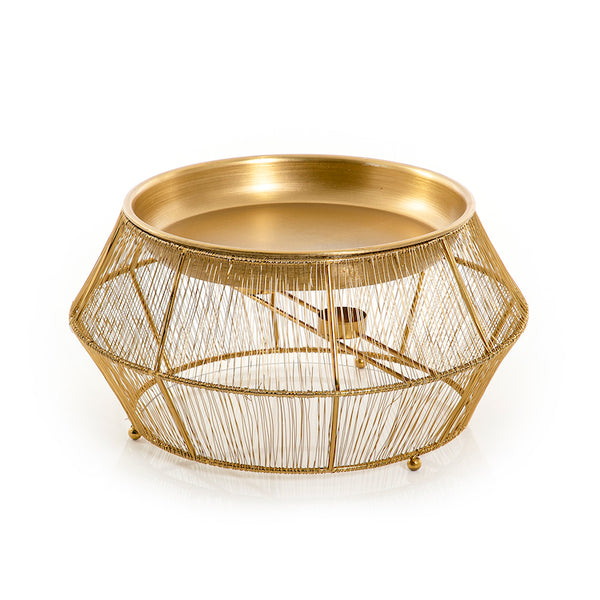 Gold Round Metal Stand