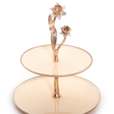 Two-Tier Metal Stand