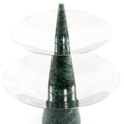 استاند رخام بطبقيين من المعدن