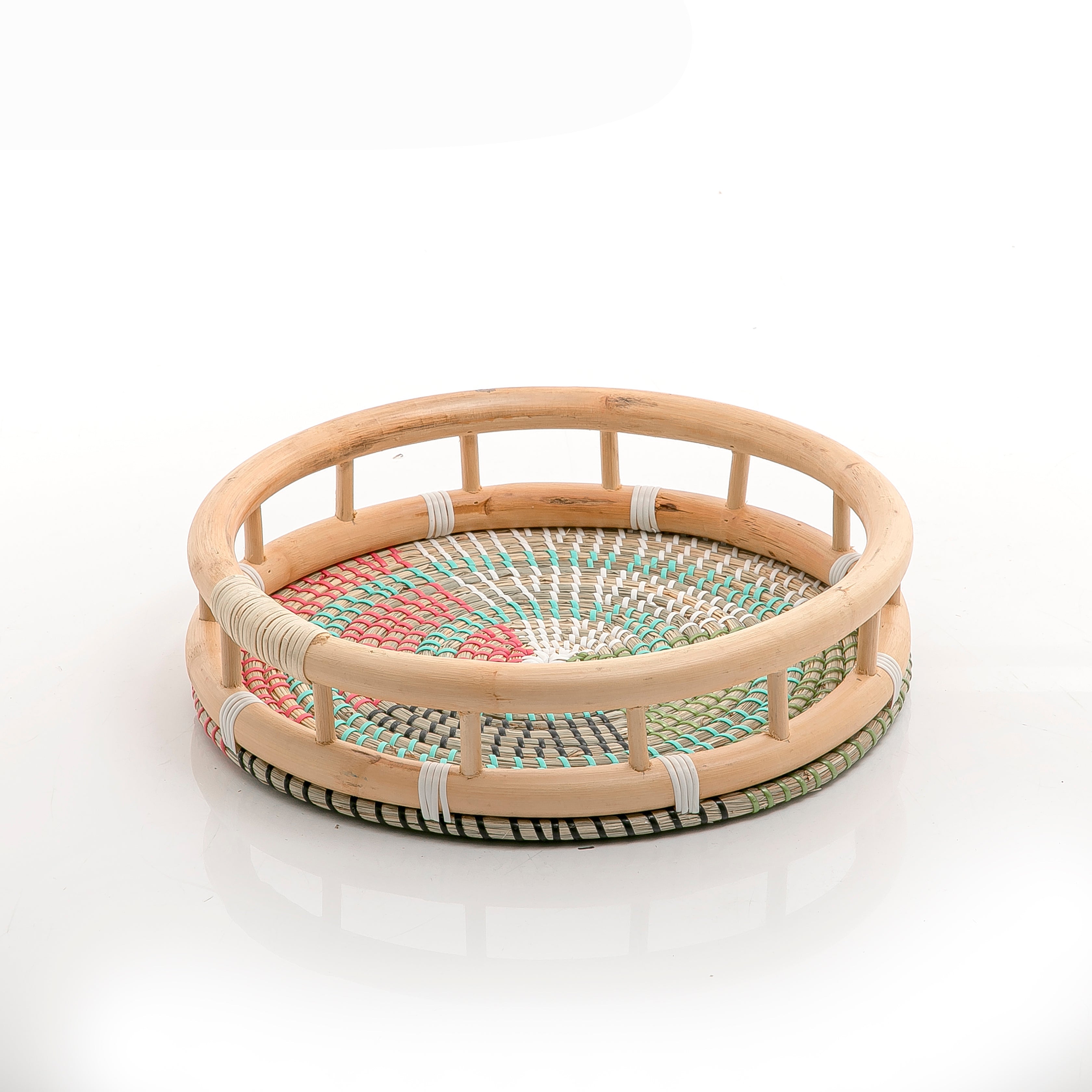 Seagrass And Rattan Tray