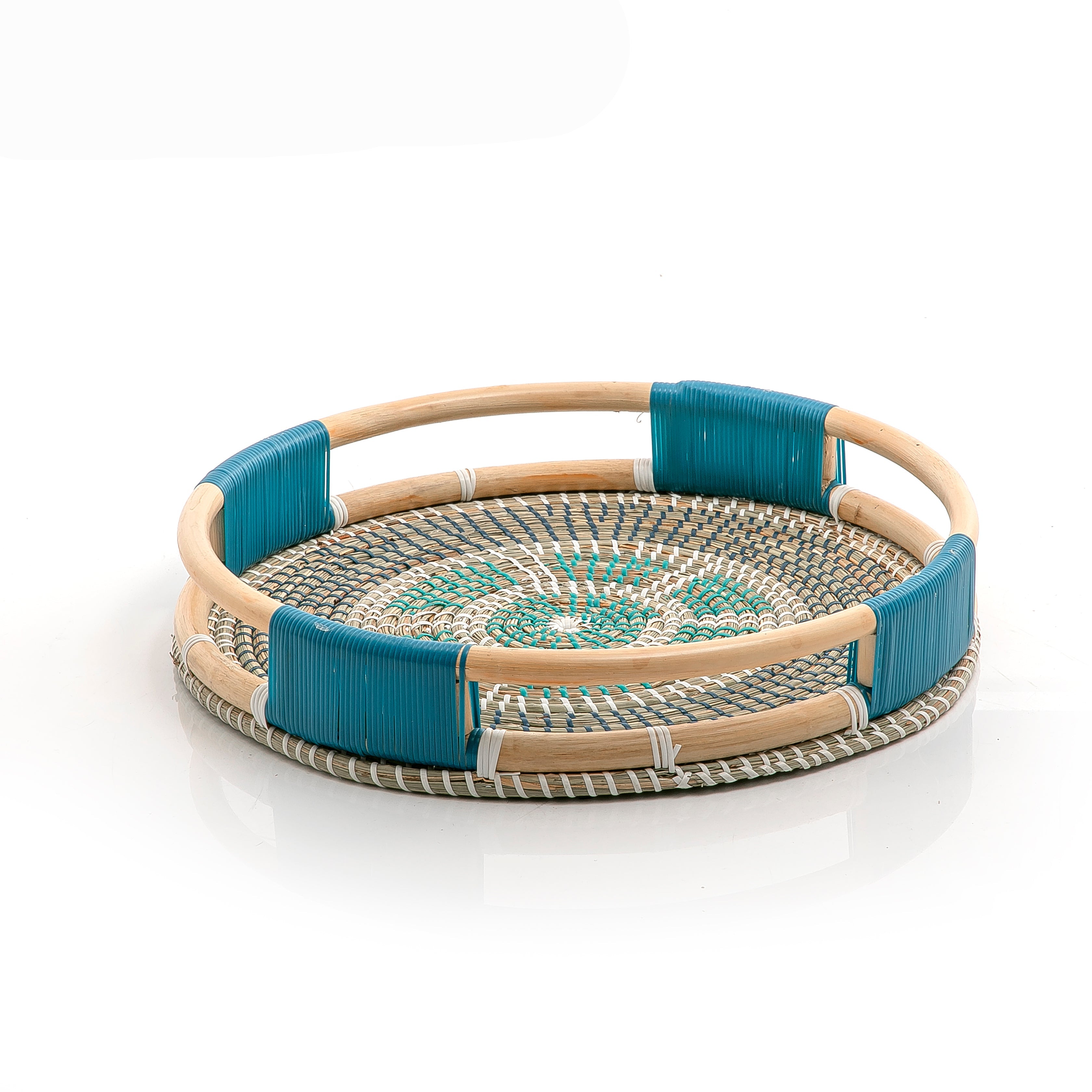 Seagrass And Rattan Tray