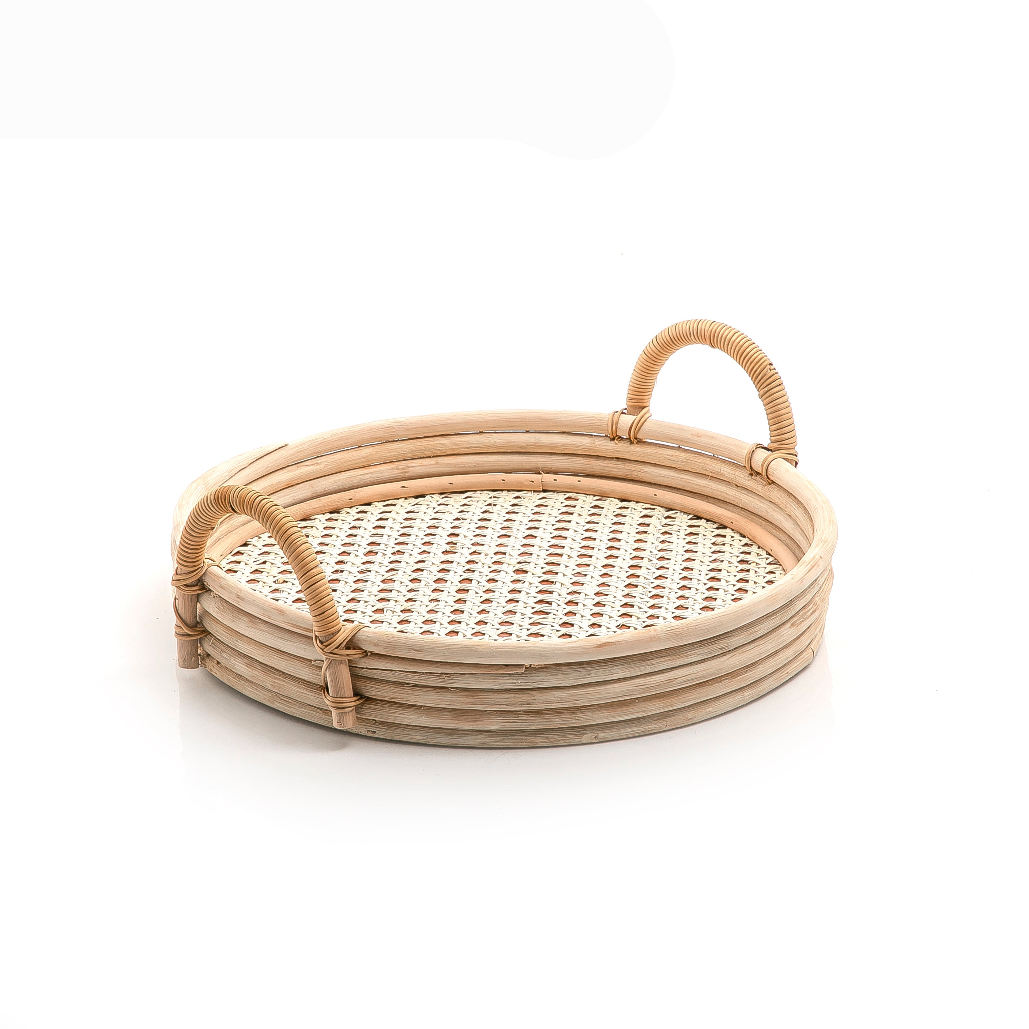 Seagrass And Rattan Tray