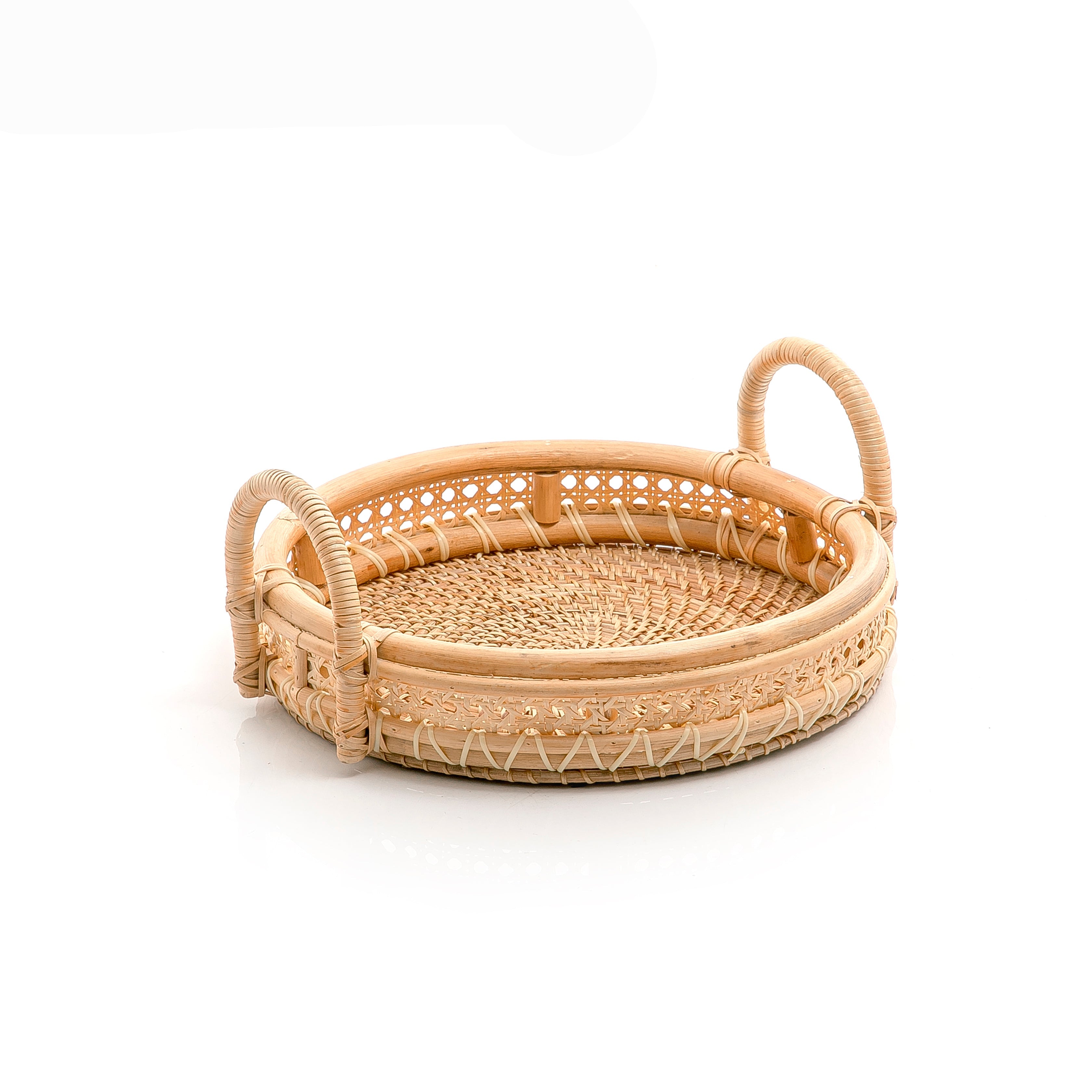 Seagrass And Rattan Tray