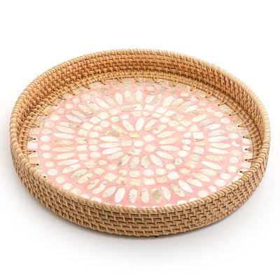 صينية صدف دائرية 