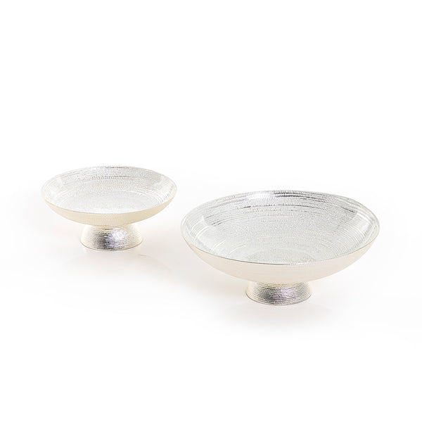 Set Of 2 Glass Stand