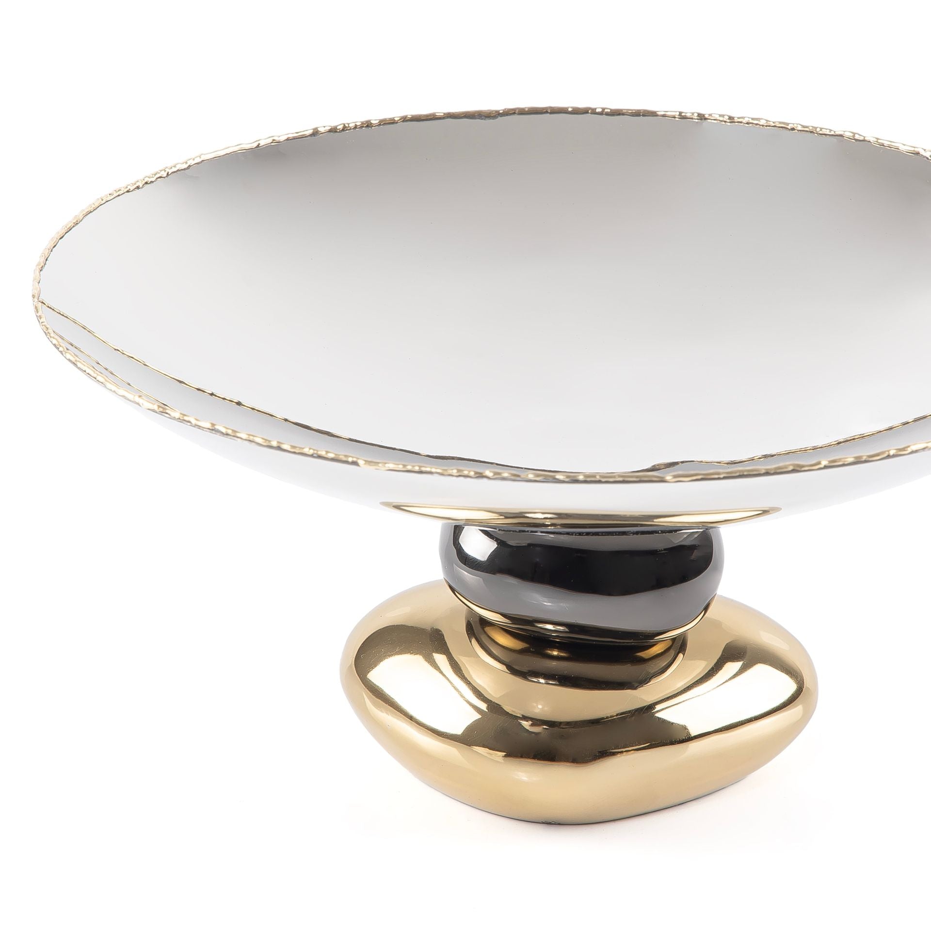 وعاء تقديم من الإستانلس ستيل - صغير