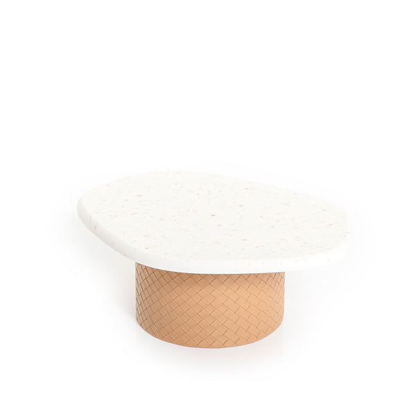 ستاند رخام بقاعدة من الجلد