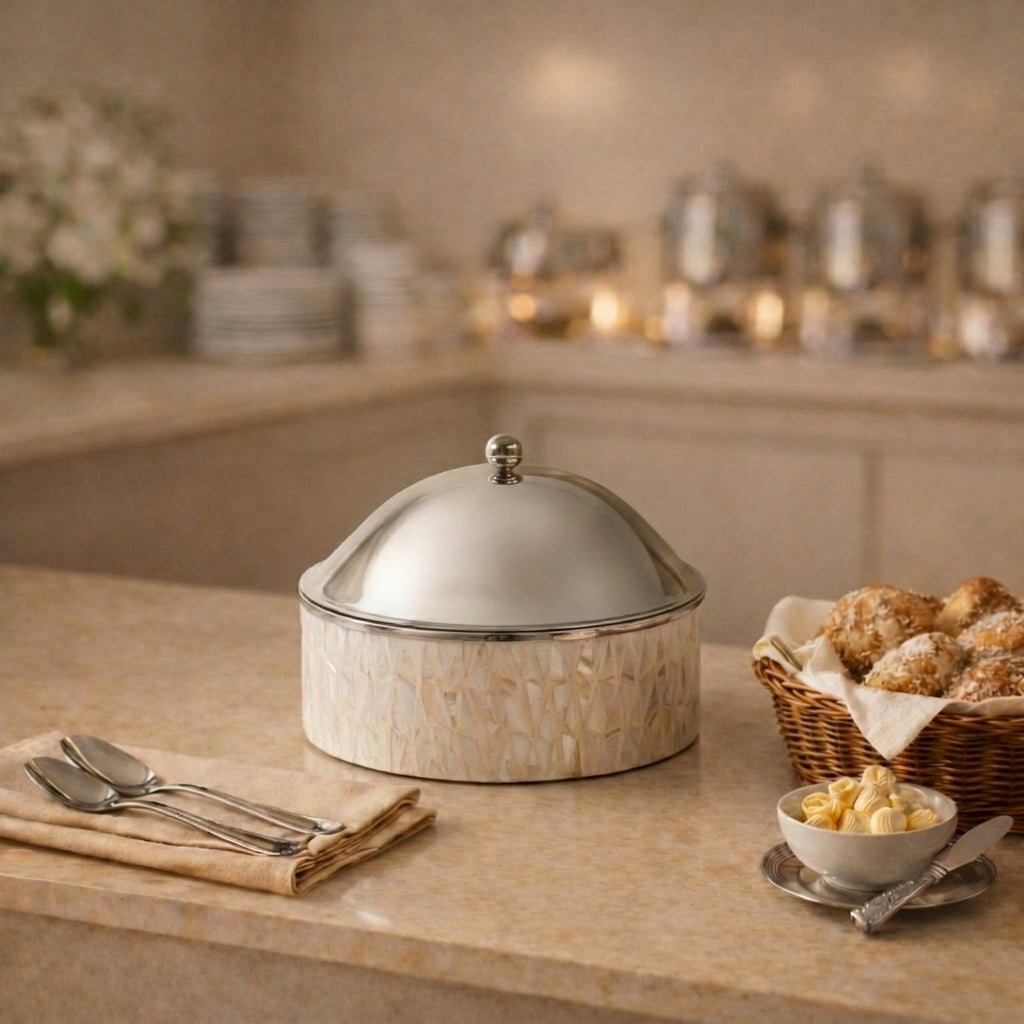 Thermal Food Container With Mother-Of-Pearl Decoration (Large)
