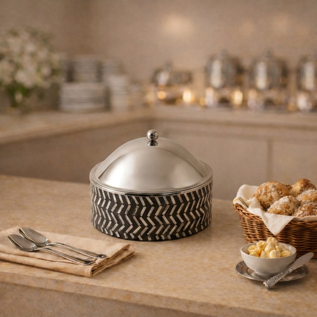 Thermal Food Container With Mother-Of-Pearl Decoration (Large)