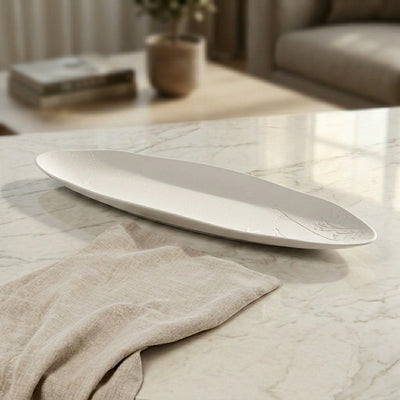 Matt White Ceramic Plate