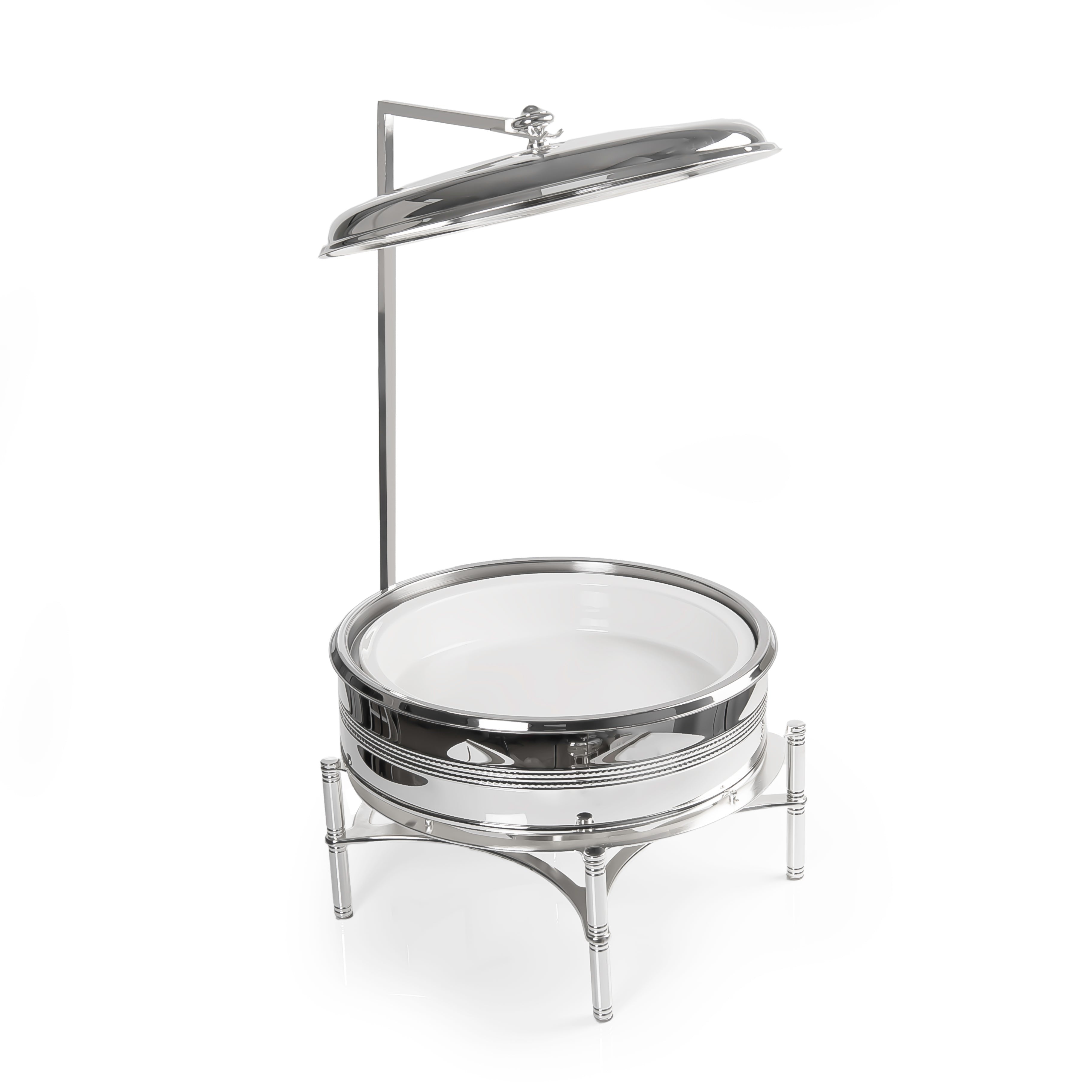 سخان طعام معدني دائري للمناسبات والبوفيهات