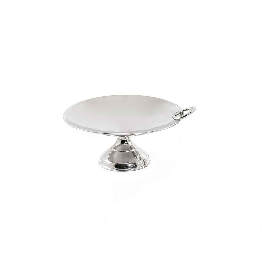 Round Metal Stand with Ring Handle