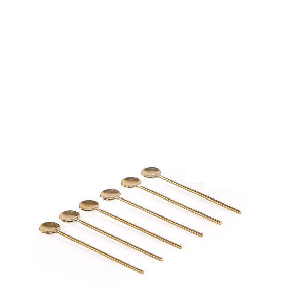 Set of 6 spoon - gold