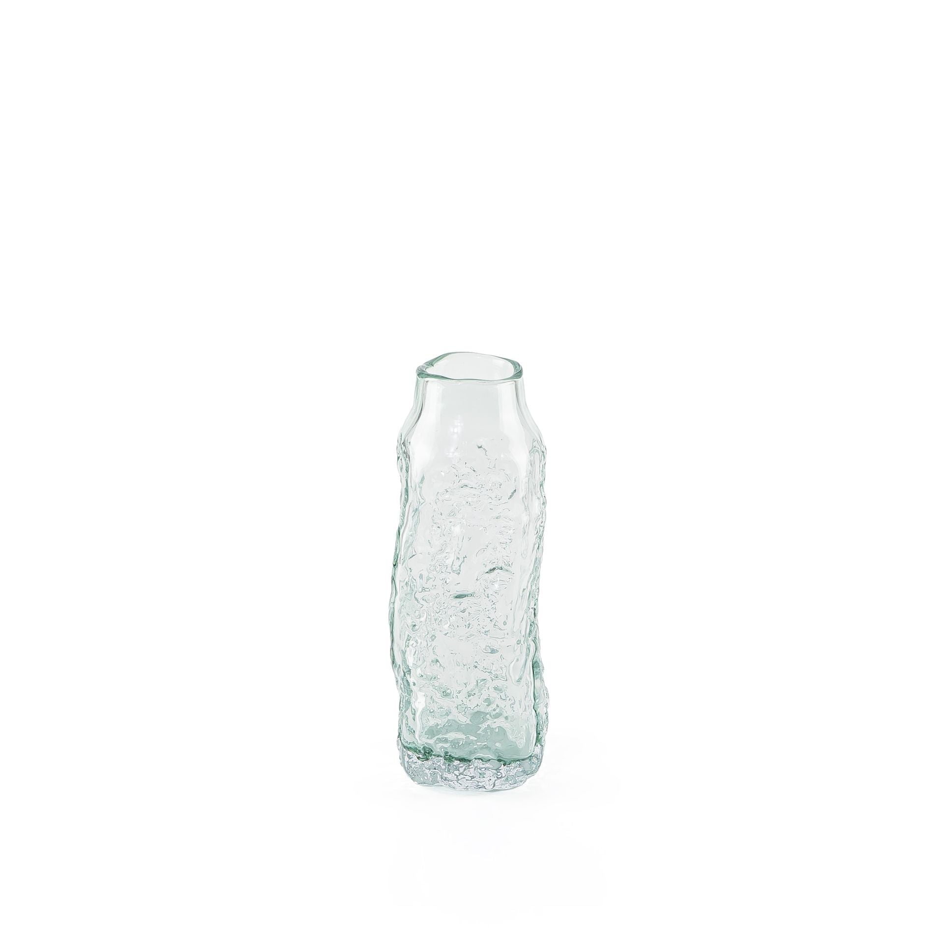 Traditional transparent glass vase