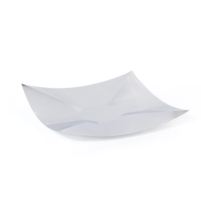 صينية تقديم معدنية أنيقة بلمسة فضية - كبير