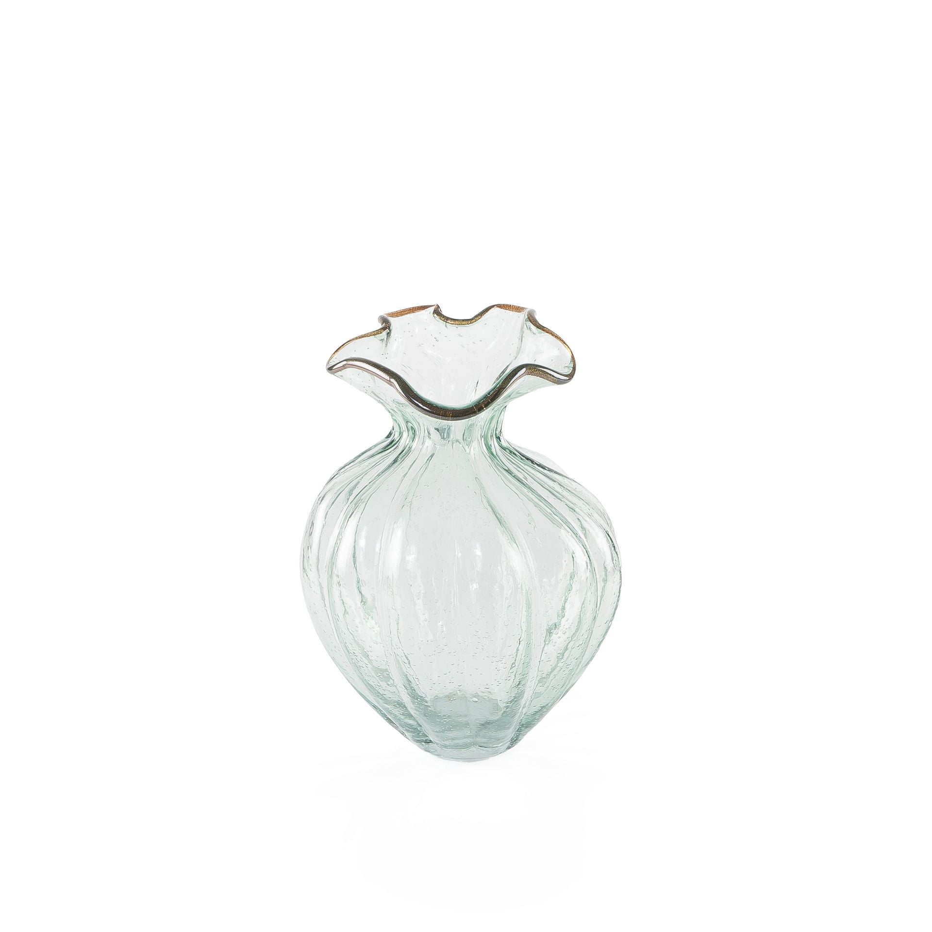 Elegant glass vase