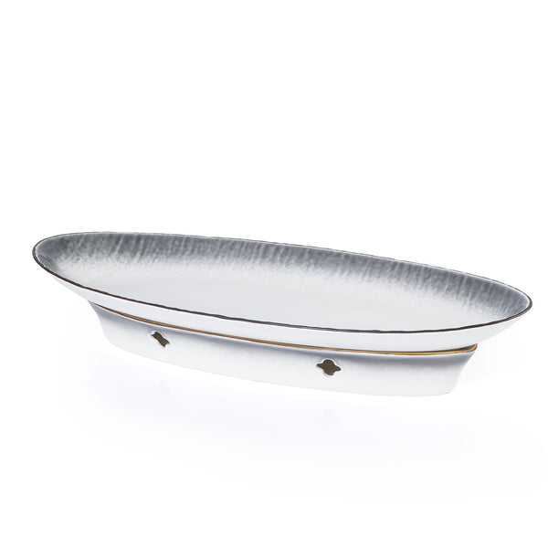 CERAMIC PLATE WITH STOVE STAND