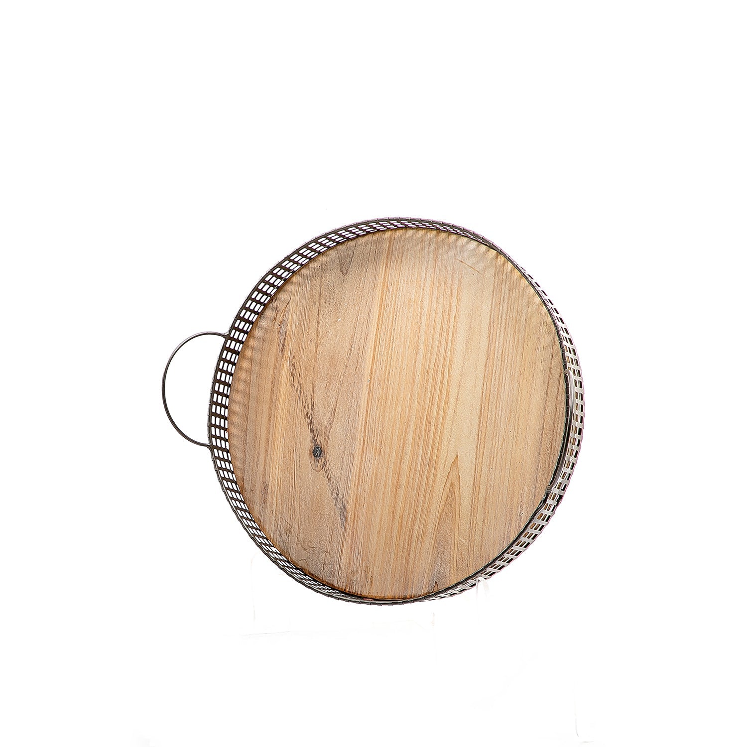 صينية دائرية خشب 