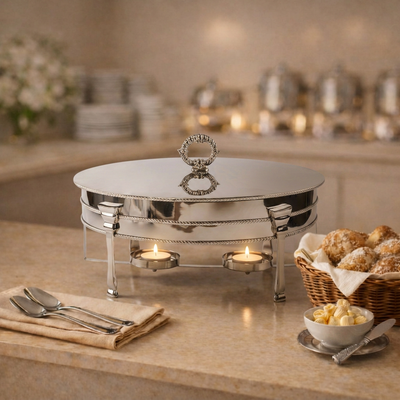4L Durable stainless steel oval chafing dish