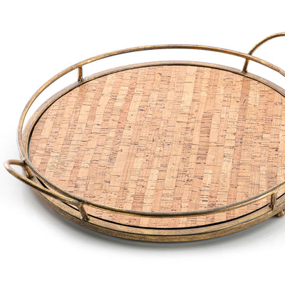 Metal And Wood Tray (6025456812197) (7090478481603)