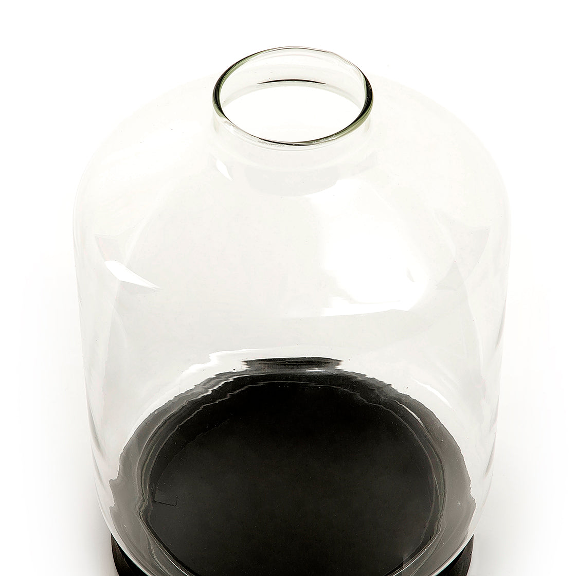 Metal base with glass cover (7090478612675)