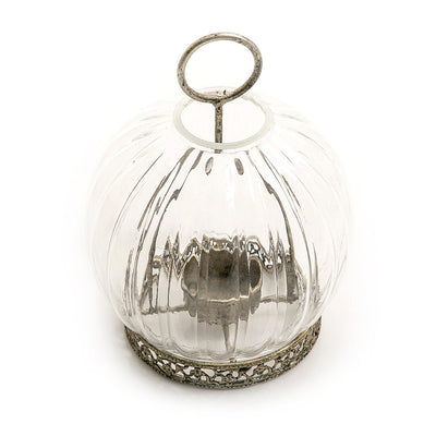 Metal and glass candle holder (7090478121155)