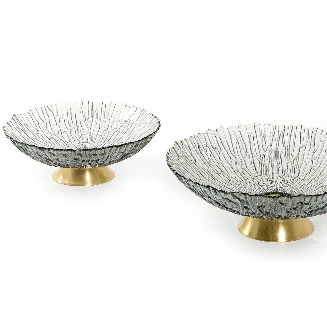 Set of 2 Glass Bowls (7366711017667)