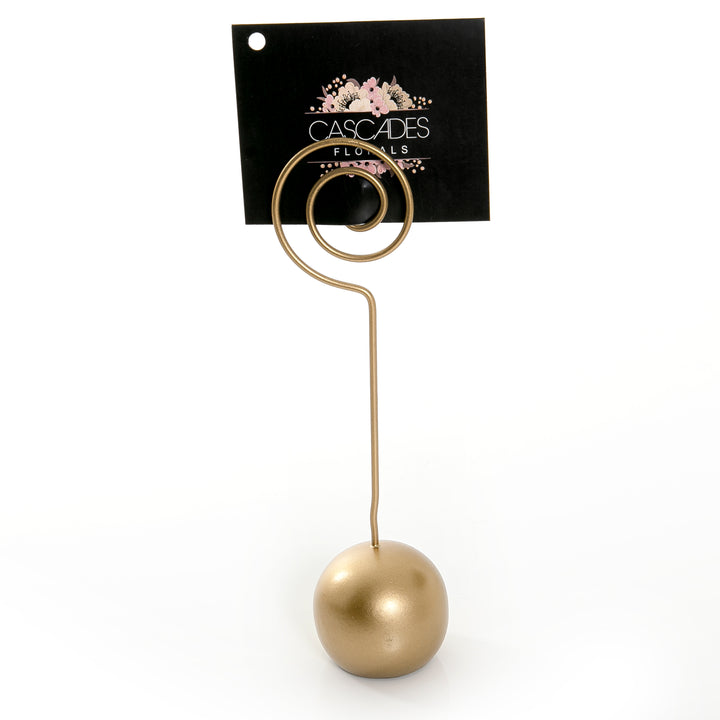 Gold Metal Card Stand (7487870402755)